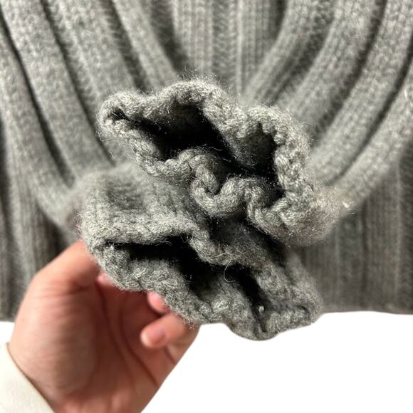 100% CASHMERE - HAND KNIT - Polo by Ralph Lauren - Men's Sweater Gray - Size: M - Picture 8 of 12